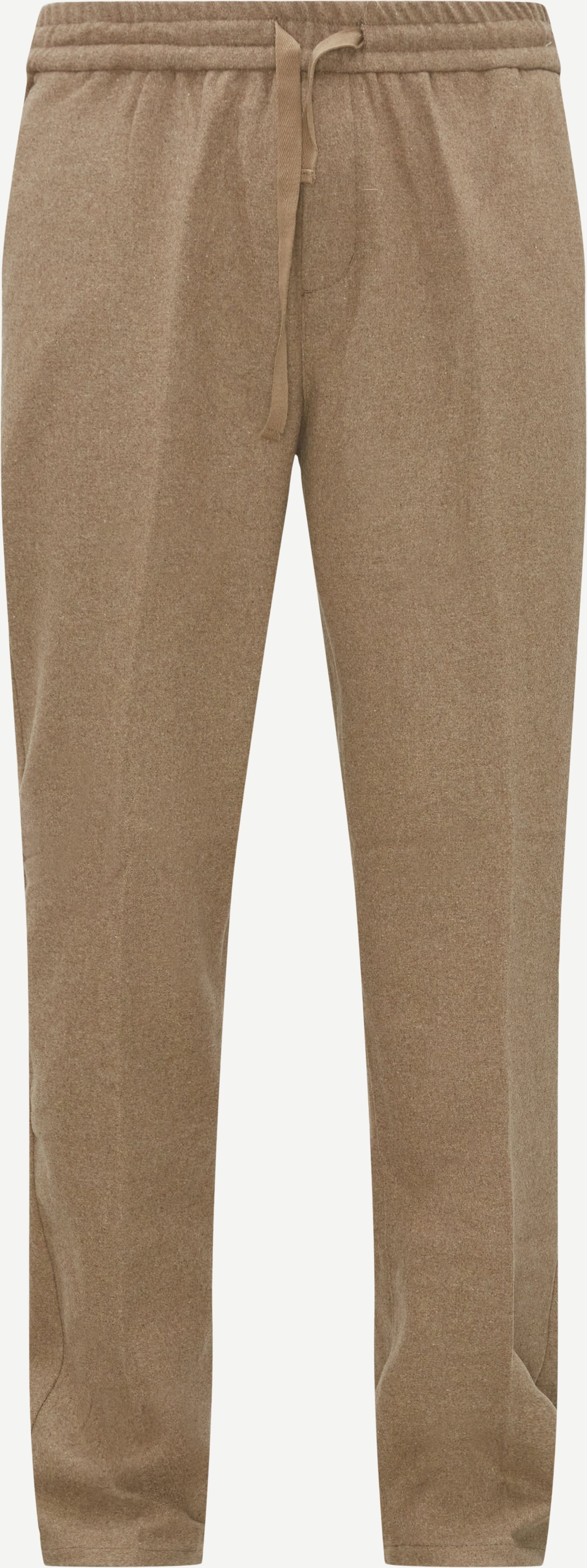 Les Deux Trousers PATRICK DRAWSTRING WOOL PANTS LDM510051 Sand